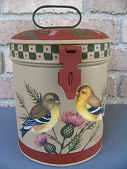 Goldfinch Tea Canister